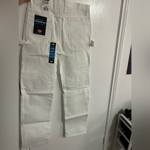 SOLD Relaxed fit Cargo/Carpenter Pants Dickies White 30 x 34 Men’s New with Tags